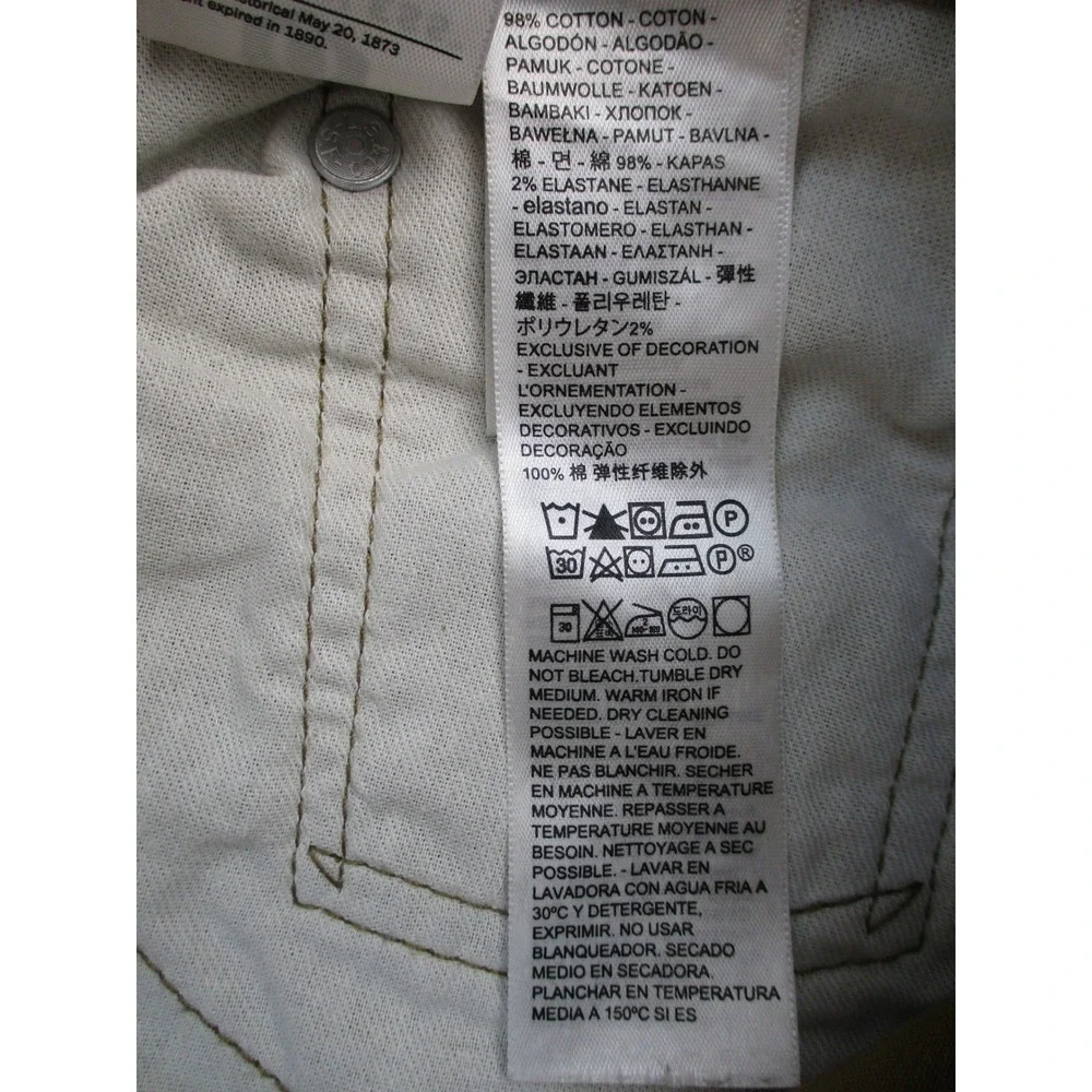 Levi's 541 Athletic Taper Pants Mens 33x30 Brown Khaki Utility Workwear Stretch